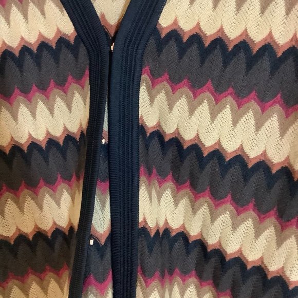 Exclusively Misook long sleeve button down cardigan size m - Picture 5 of 5